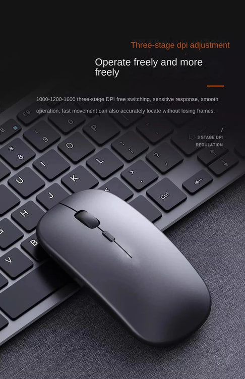 Silent Rechargeable Wireless Mouse