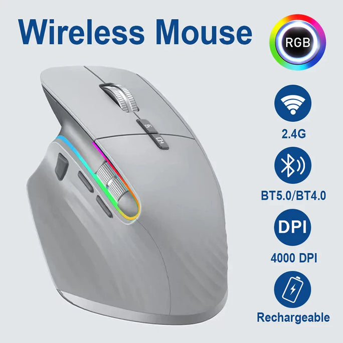 Multi-Device Wireless Bluetooth Mouse