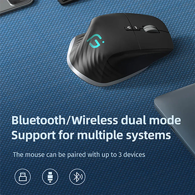 Multi-Device Wireless Bluetooth Mouse